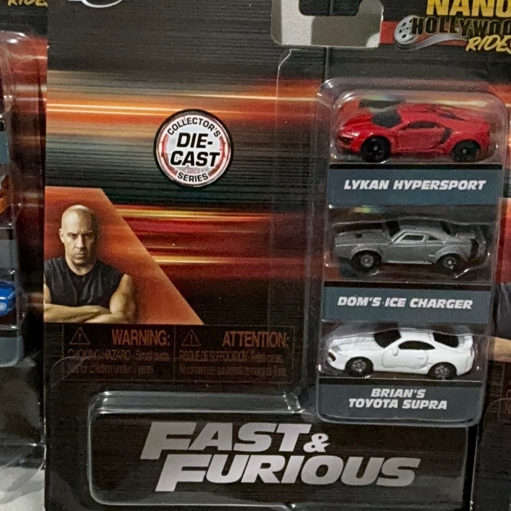 NIP 4 Packs JADA Nano Hollywood Rides Fast & Furious Die Cast Collectors Series - Picture 3 of 8